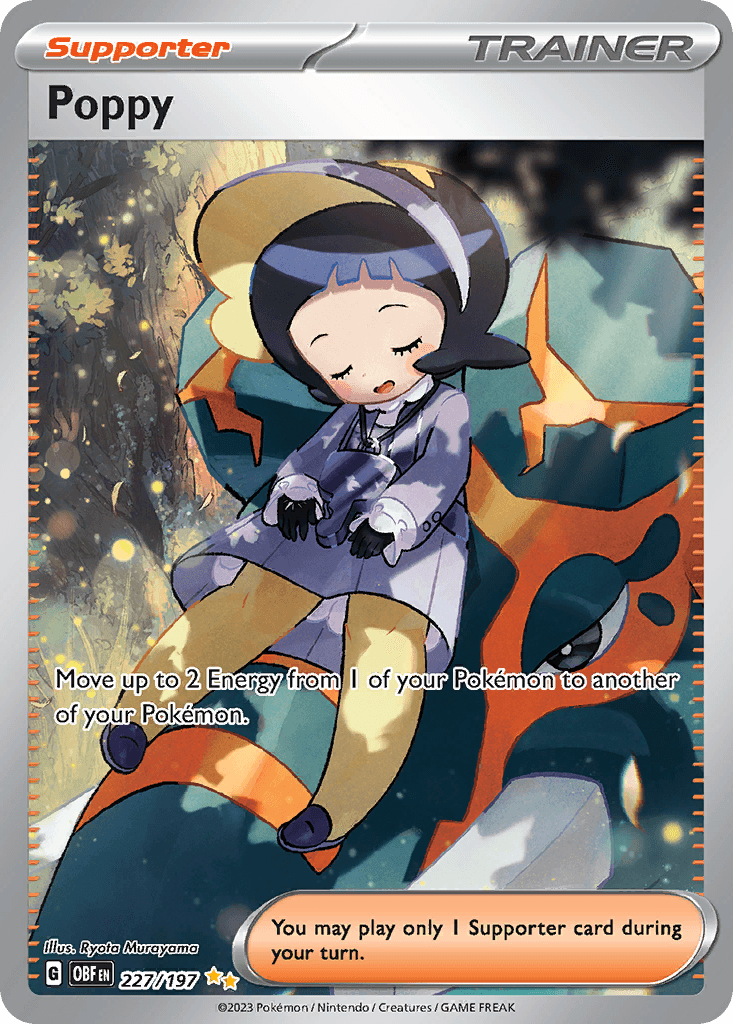 Poppy Pokémon card