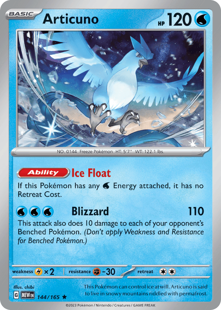 Articuno Pokémon card