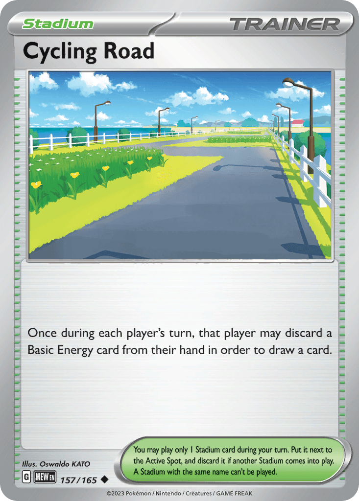 Cycling Road Pokémon card