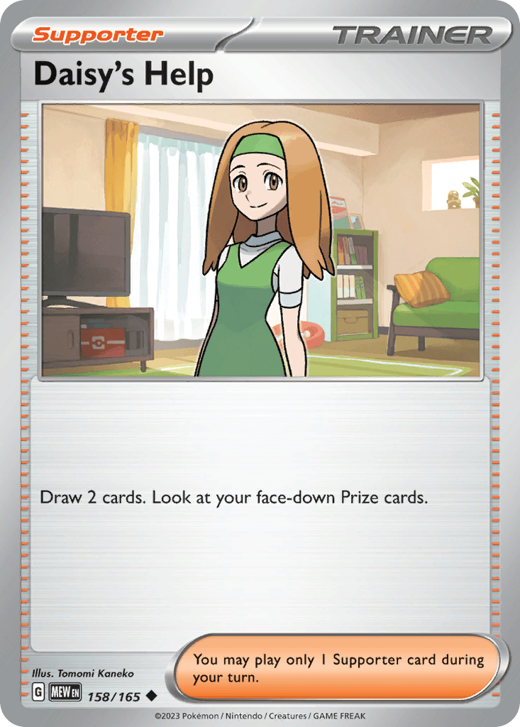 Daisy's Help Pokémon card