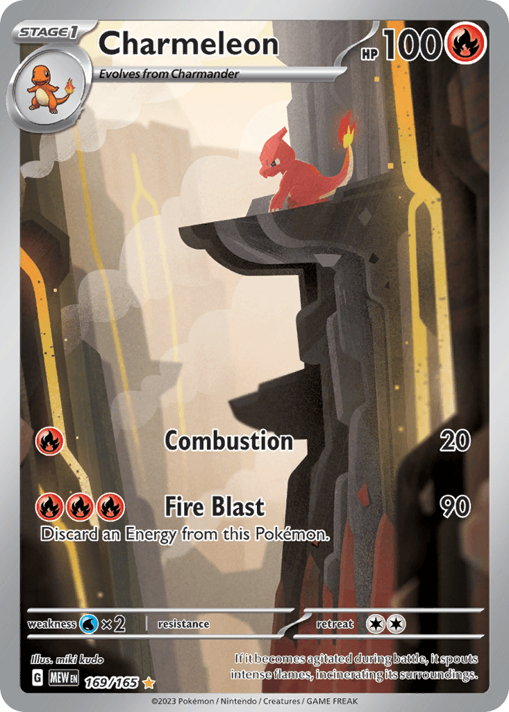 Charmeleon Pokémon card