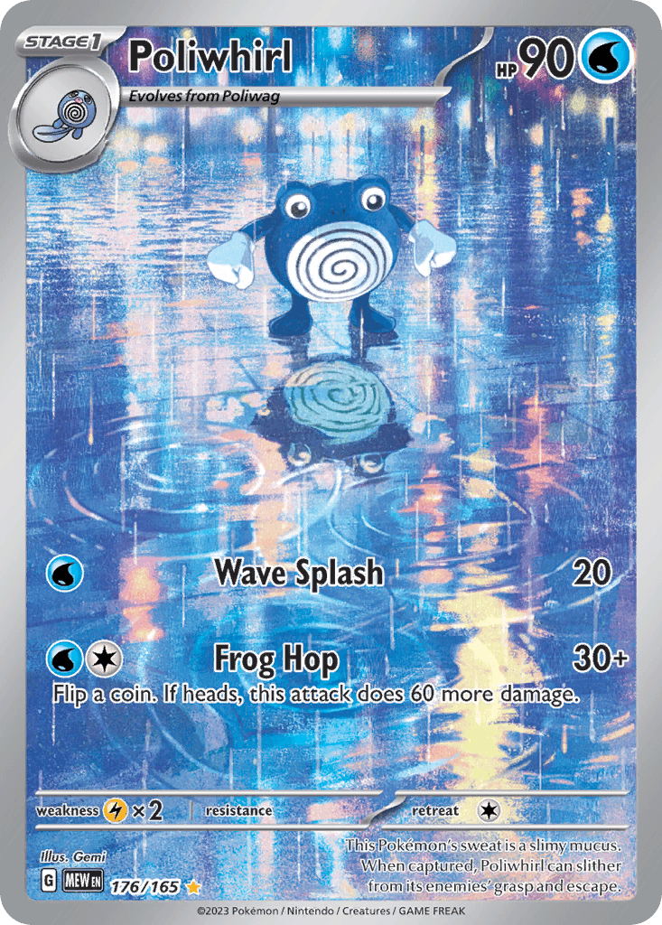 Poliwhirl Pokémon card