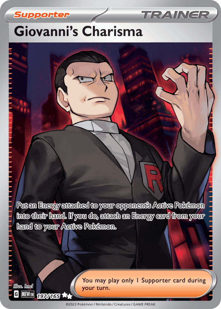 Giovanni's Charisma — Ultra Rare