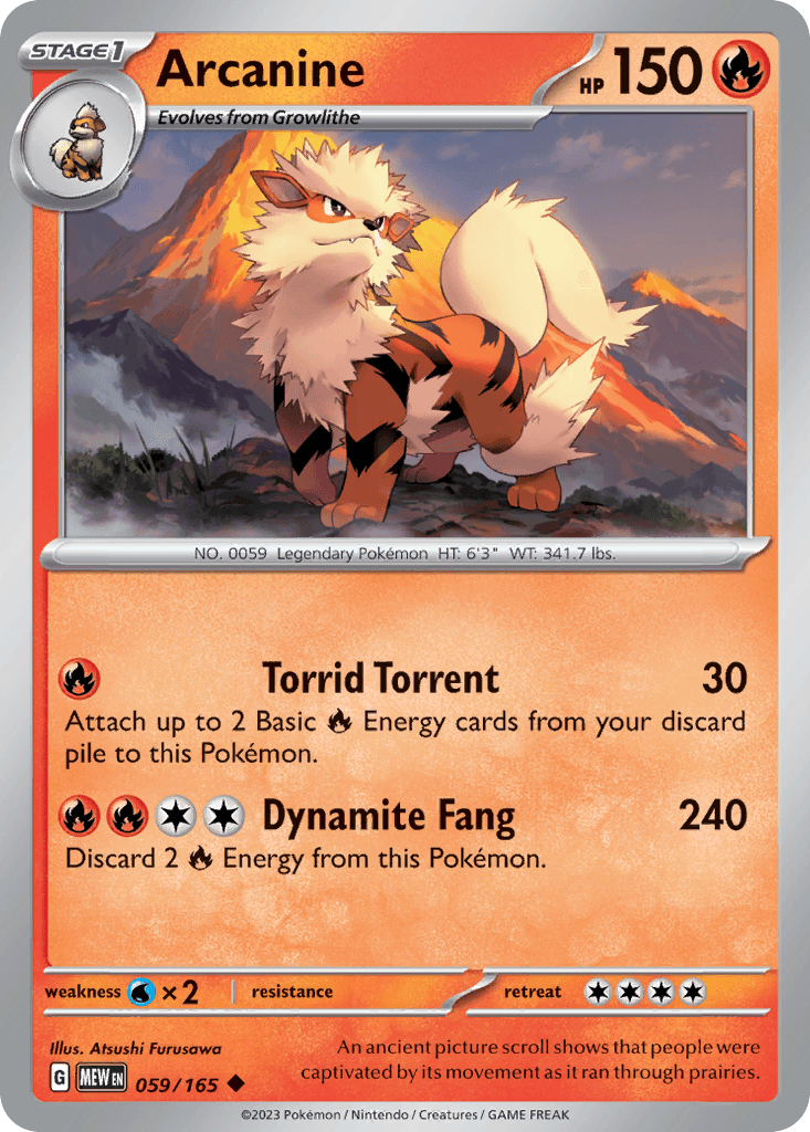Arcanine from 151