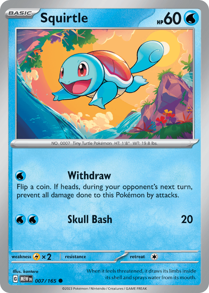 Squirtle Pokémon card