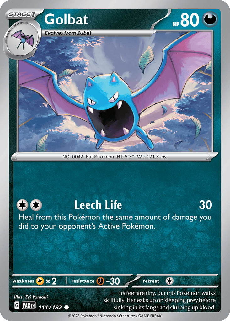 Golbat Pokémon card