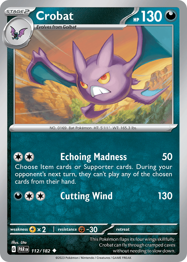Crobat Pokémon card