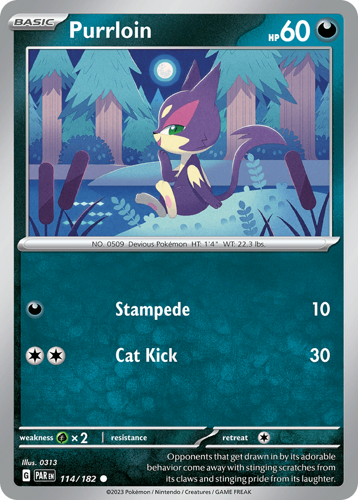 Purrloin Pokémon card