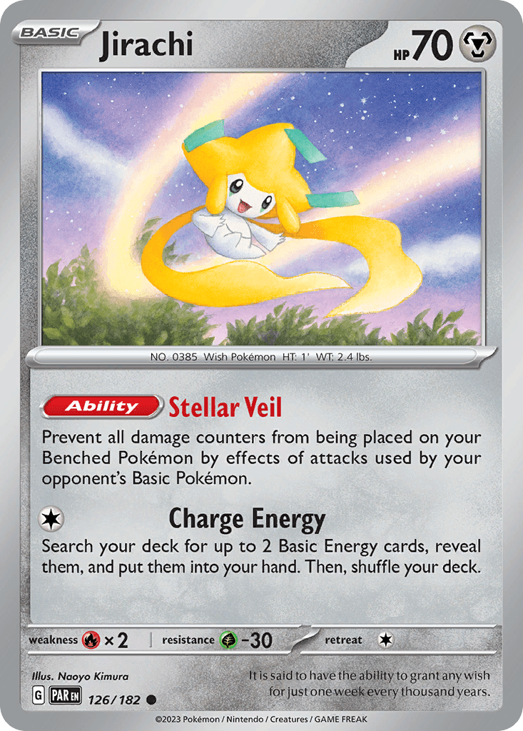 Jirachi Pokémon card