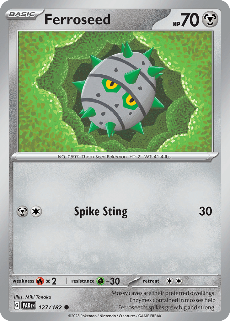 Ferroseed Pokémon card