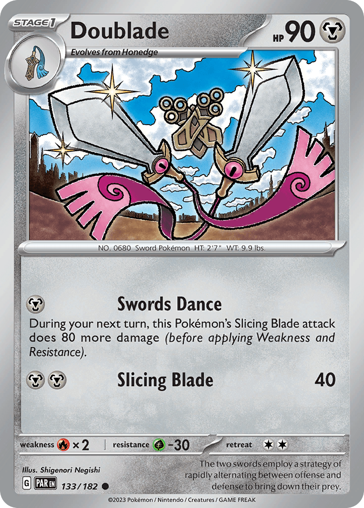 Doublade Pokémon card
