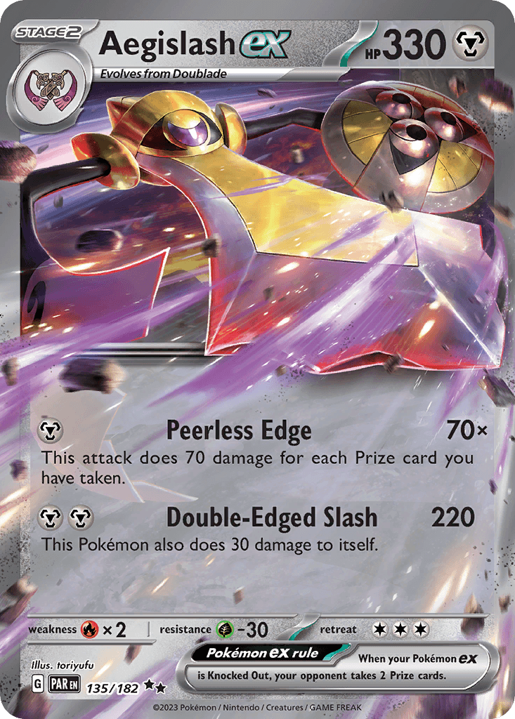 Aegislash ex Pokémon card