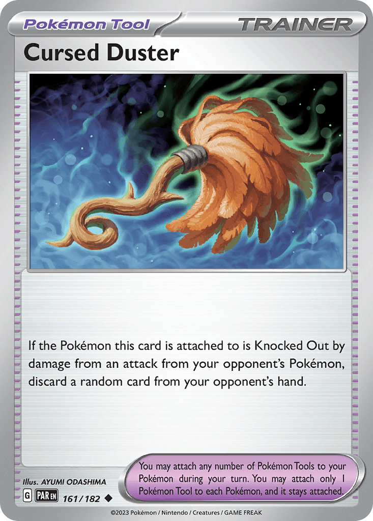 Cursed Duster Pokémon card