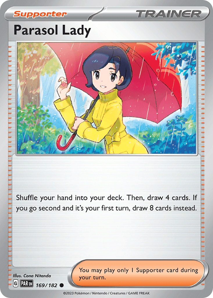 Parasol Lady Pokémon card