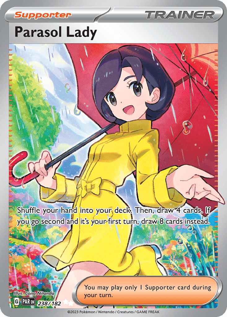 Parasol Lady Pokémon card