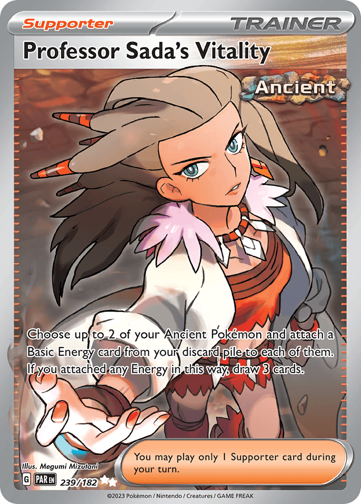 Professor Sada's Vitality Pokémon card