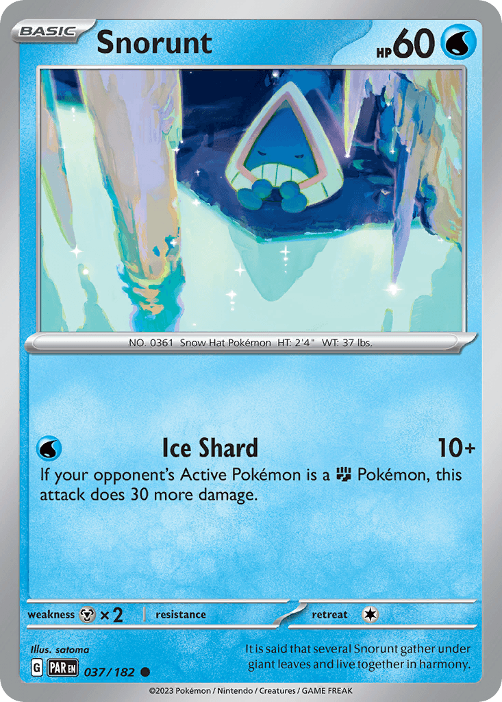 Snorunt Pokémon card