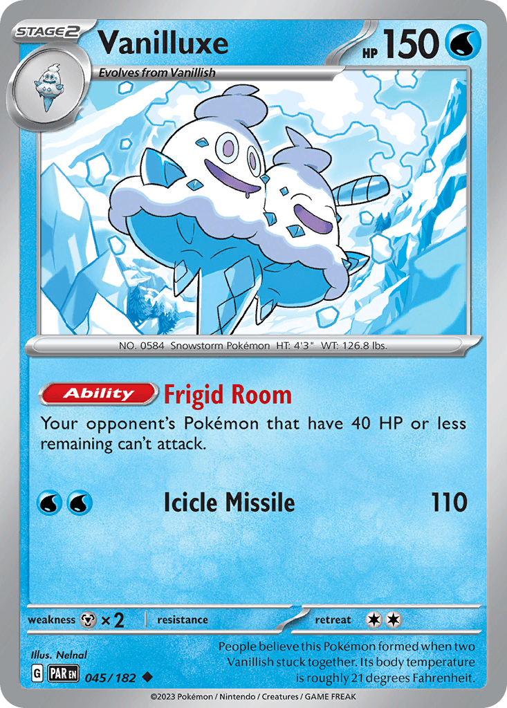 Vanilluxe Pokémon card