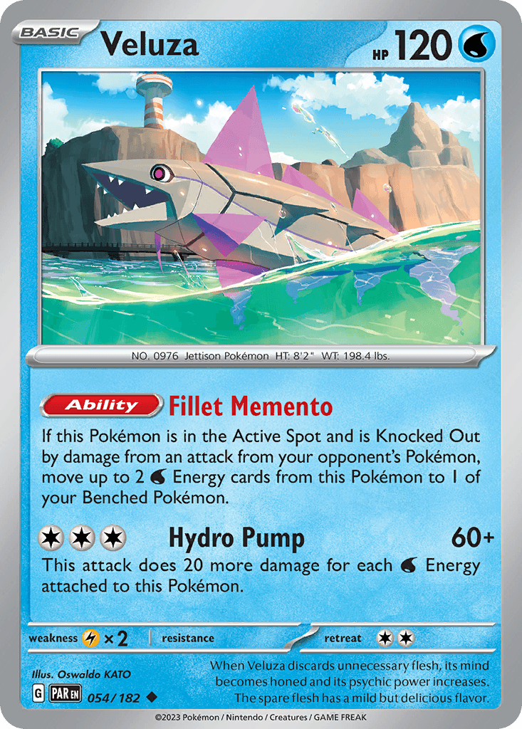Veluza Pokémon card