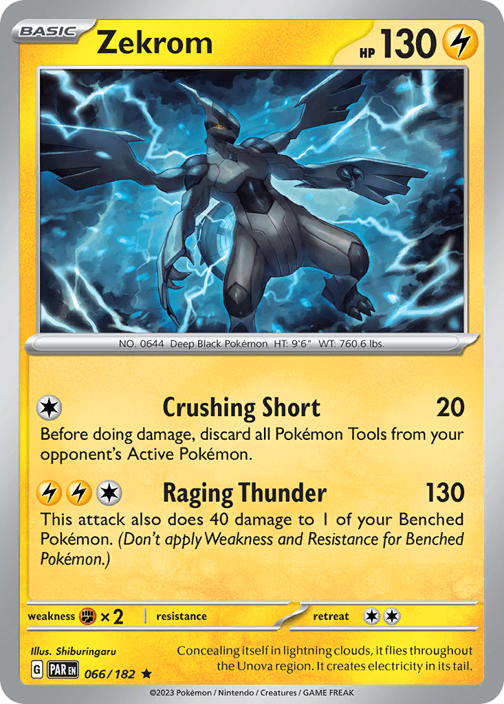 Zekrom from Paradox Rift