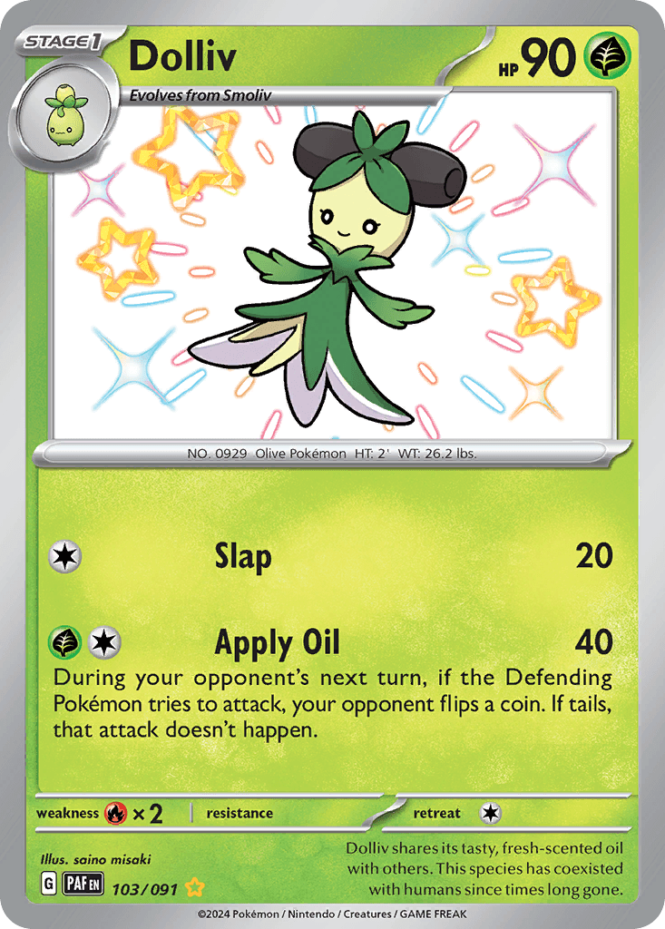 Dolliv Pokémon card