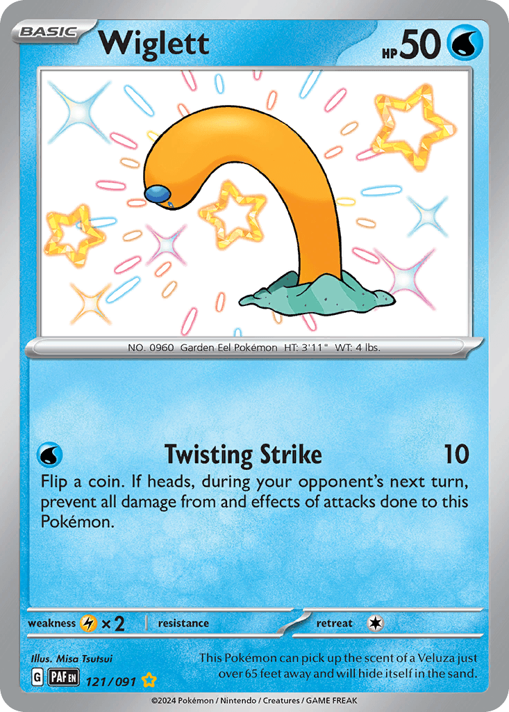 Wiglett Pokémon card