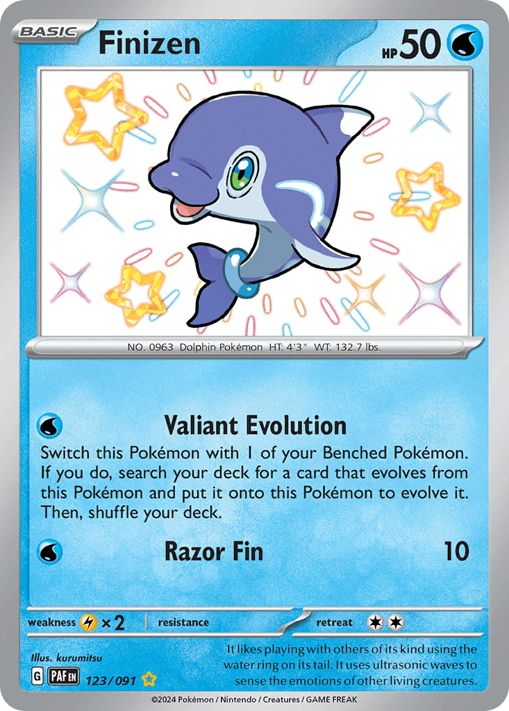 Finizen Pokémon card