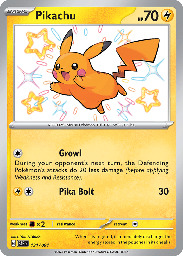 Pikachu — Shiny Rare