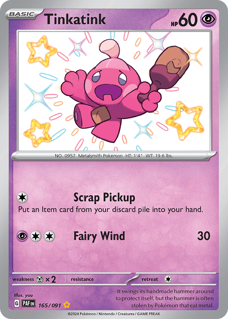 Tinkatink Pokémon card