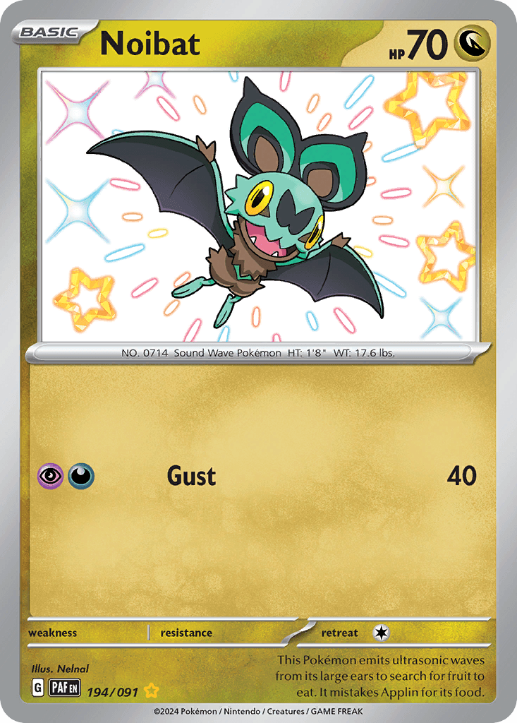 Noibat Pokémon card