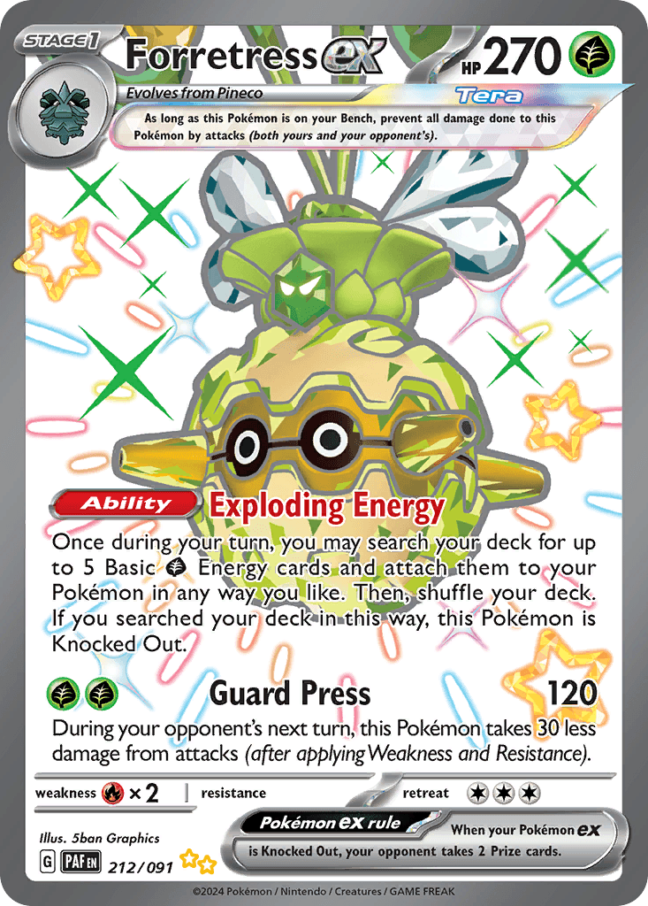Forretress ex — Shiny Ultra Rare