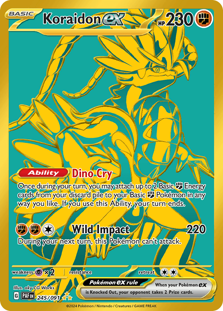 Koraidon ex — Hyper Rare
