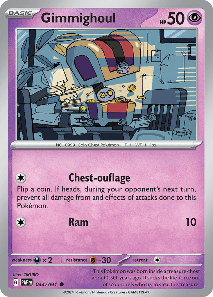 Gimmighoul Pokémon card