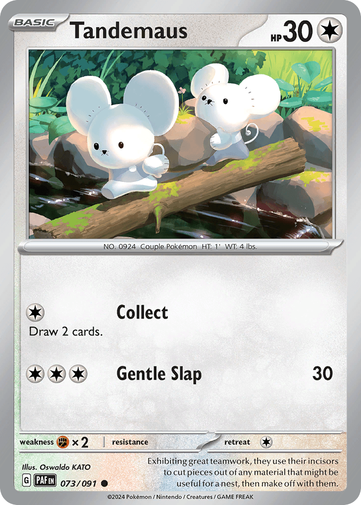 Tandemaus Pokémon card