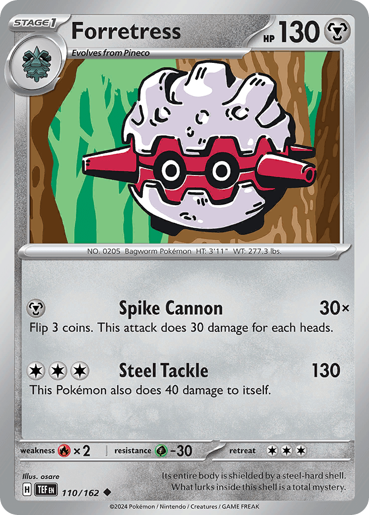 Forretress Pokémon card