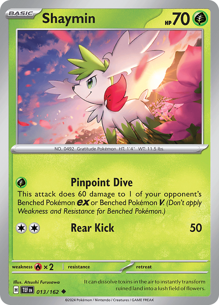 Shaymin illustrated by Atsushi Furusawa