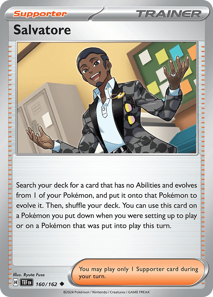 Salvatore Pokémon card