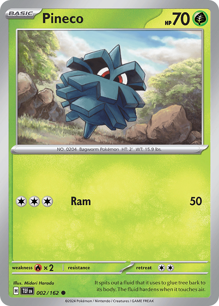 Pineco Pokémon card