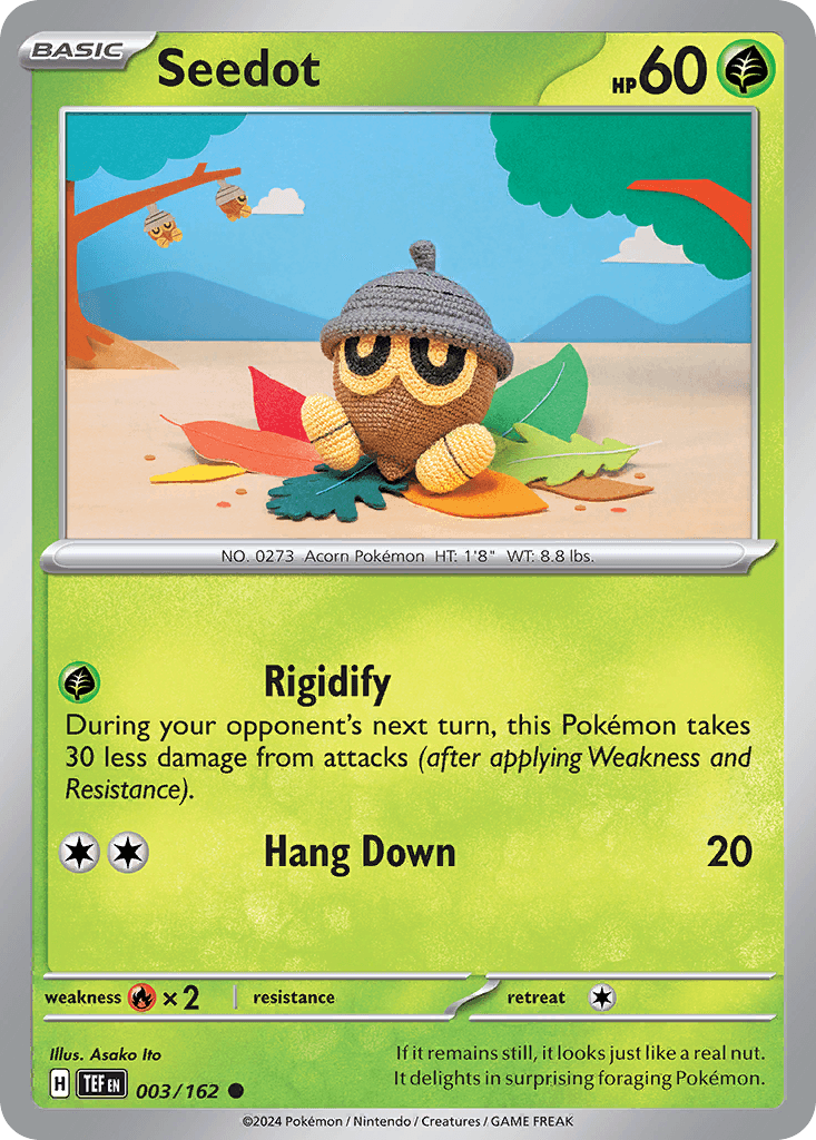 Seedot Pokémon card