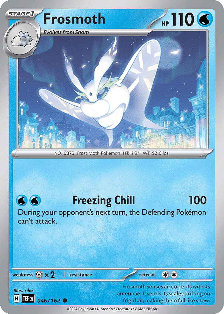 Frosmoth Pokémon card