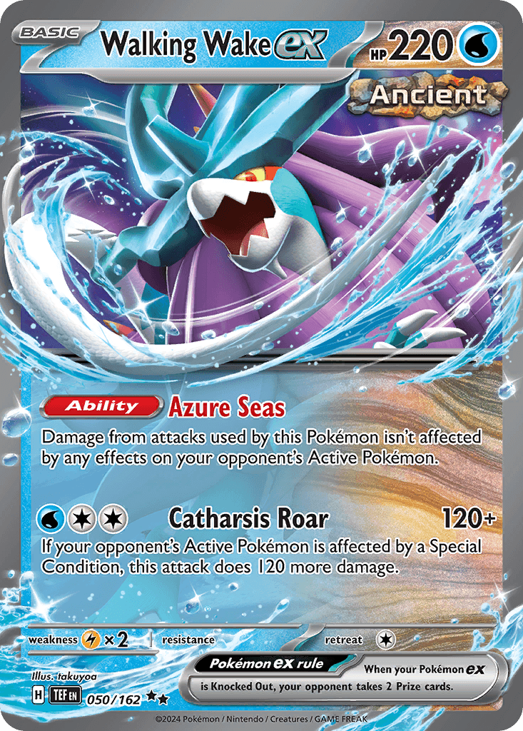 Walking Wake ex Pokémon card