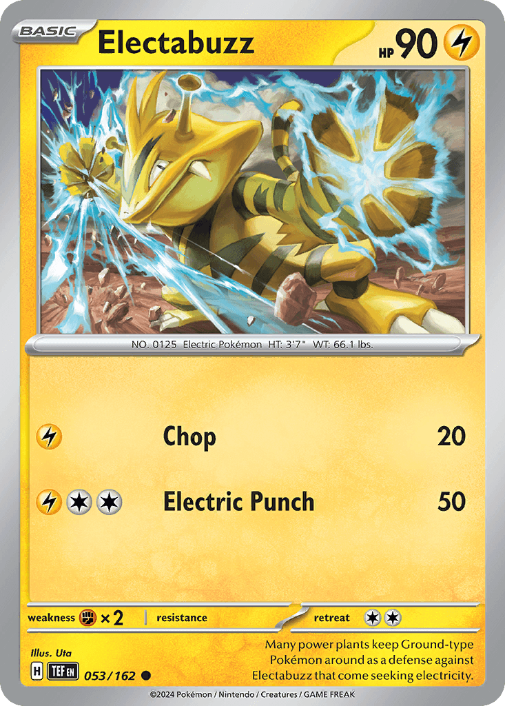 Electabuzz Pokémon card