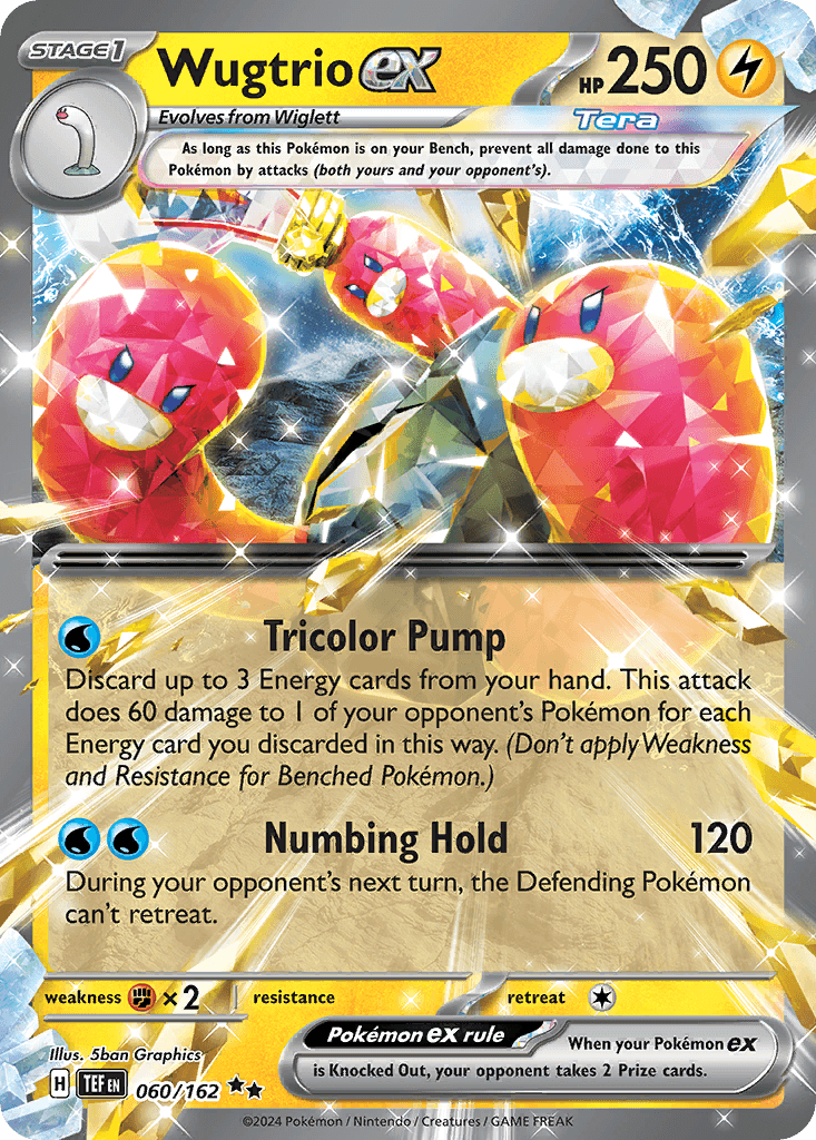 Wugtrio ex Pokémon card