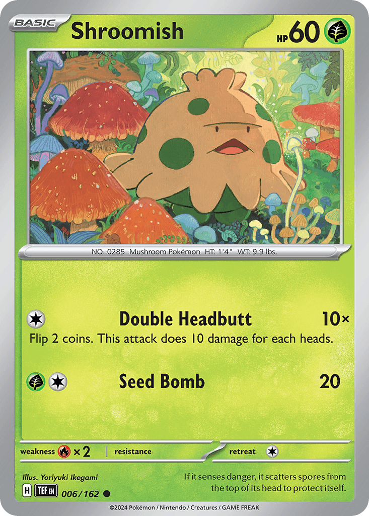 Shroomish Pokémon card