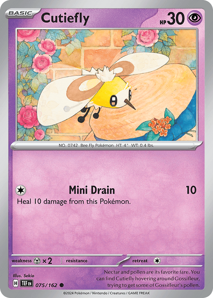 Cutiefly Pokémon card