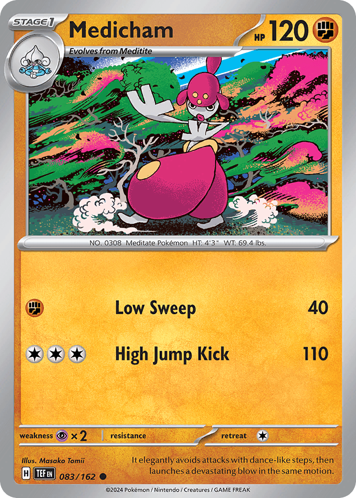 Medicham Pokémon card