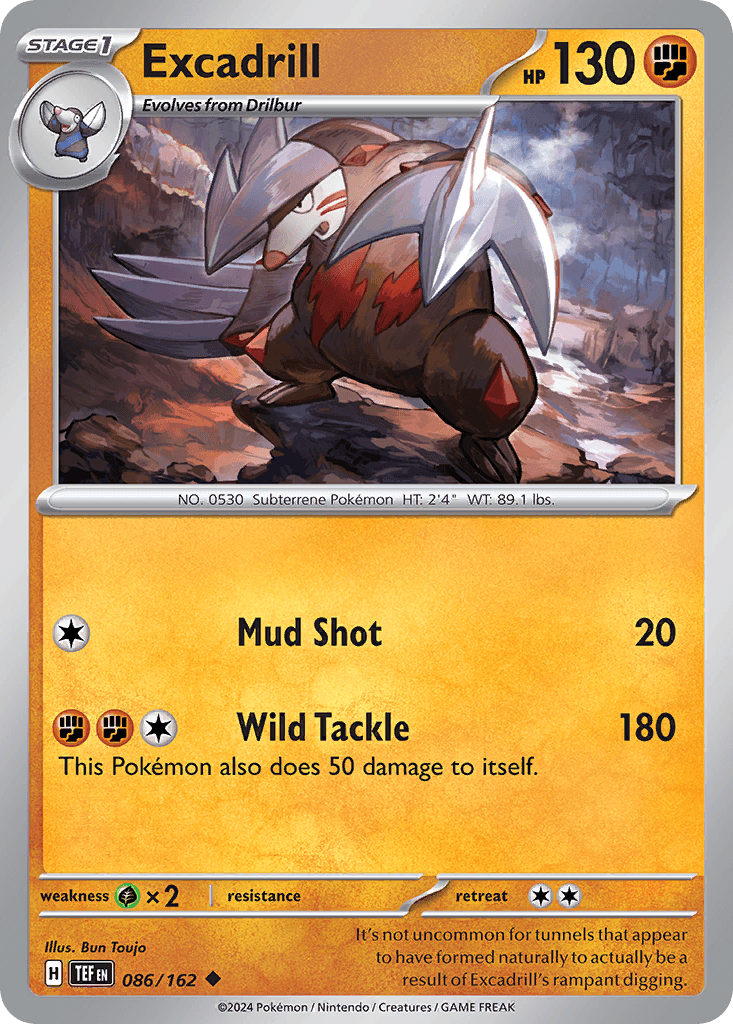 Excadrill Pokémon card