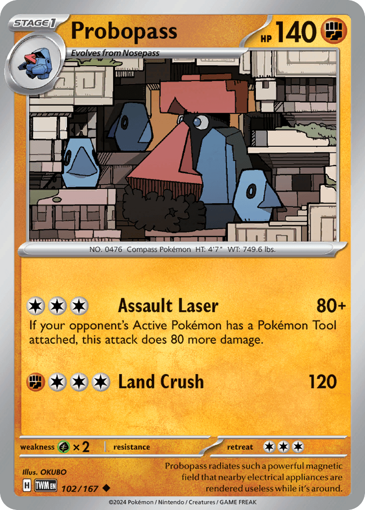 Probopass Pokémon card
