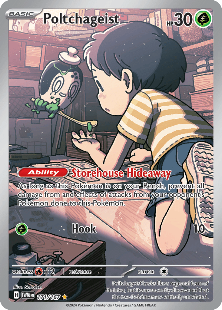 Poltchageist Pokémon card
