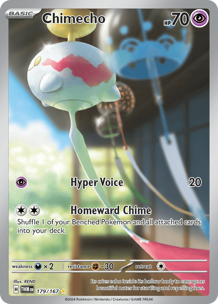 Chimecho Pokémon card